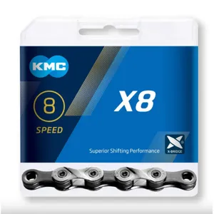 Reťaz na bicykel KMC X 8-93 silver grey 114 links Reťaz na bicykel KMC X 8-93 silver grey 114 links