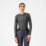 CASTELLI Cyklistické tričko s dlhým rukávom - FLANDERS 2 WARM W - šedá CASTELLI Cyklistické tričko s dlhým rukávom - FLANDERS 2 WARM W - šedá