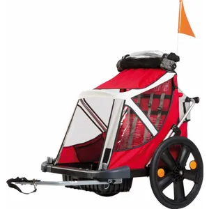 Šport a outdoor | Cyklistika | Cyklodoplnky | Vozíky za bicykel - Bellelli B-TRAVEL, červený Šport a outdoor | Cyklistika | Cyklodoplnky | Vozíky za bicykel - Bellelli B-TRAVEL, červený