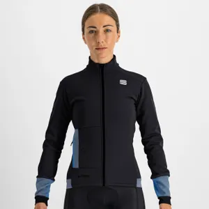 SPORTFUL Cyklistická zateplená bunda - SUPER - čierna SPORTFUL Cyklistická zateplená bunda - SUPER - čierna