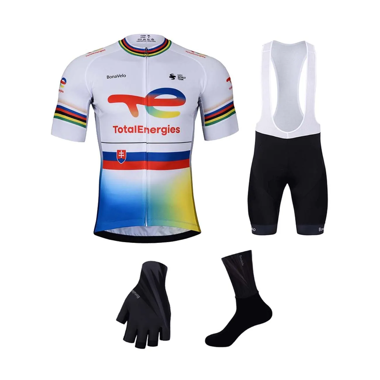 BONAVELO Cyklistický mega set - TOTAL ENERGIES 2024 - žltá/čierna/modrá/biela/červená BONAVELO Cyklistický mega set - TOTAL ENERGIES 2024 - žltá/čierna/modrá/biela/červená