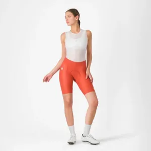 CASTELLI Cyklistické nohavice krátke bez trakov - ESPRESSO 2 W - červená CASTELLI Cyklistické nohavice krátke bez trakov - ESPRESSO 2 W - červená