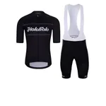 HOLOKOLO Cyklistický krátky dres a krátke nohavice - GEAR UP - čierna HOLOKOLO Cyklistický krátky dres a krátke nohavice - GEAR UP - čierna