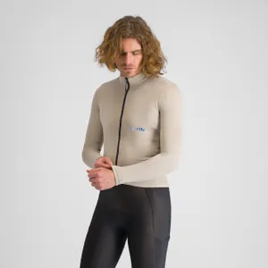 SPORTFUL Cyklistický dres s dlhým rukávom zimný - SUPERGIARA WOOL - béžová SPORTFUL Cyklistický dres s dlhým rukávom zimný - SUPERGIARA WOOL - béžová