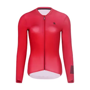 RIVANELLE Cyklistický dres s dlhým rukávom letný - VICTORIOUS ELITE - červená RIVANELLE Cyklistický dres s dlhým rukávom letný - VICTORIOUS ELITE - červená
