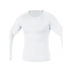 GORE Cyklistické tričko s dlhým rukávom - BASE LAYER - biela GORE Cyklistické tričko s dlhým rukávom - BASE LAYER - biela