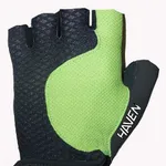 HAVEN Cyklistické rukavice krátkoprsté - KIOWA SHORT - čierna/zelená HAVEN Cyklistické rukavice krátkoprsté - KIOWA SHORT - čierna/zelená