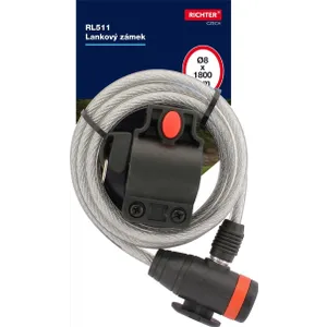 Šport a outdoor | Cyklistika | Cyklodoplnky | Zámky - Richter Czech RL.511.8x1800.CIR Šport a outdoor | Cyklistika | Cyklodoplnky | Zámky - Richter Czech RL.511.8x1800.CIR