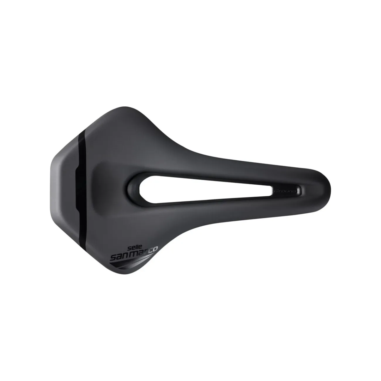 SELLE SAN MARCO sedlo - GROUND SPORT WIDE - šedá SELLE SAN MARCO sedlo - GROUND SPORT WIDE - šedá