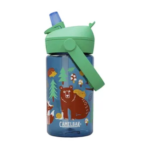 CAMELBAK Cyklistická fľaša na vodu - THRIVE FLIP STRAW KIDS 0,4l - zelená/modrá CAMELBAK Cyklistická fľaša na vodu - THRIVE FLIP STRAW KIDS 0,4l - zelená/modrá