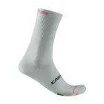 CASTELLI Cyklistické ponožky klasické - GIRO LOGO 18 - biela CASTELLI Cyklistické ponožky klasické - GIRO LOGO 18 - biela