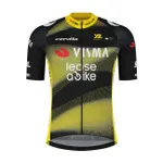 RAPIDGEAR Cyklistický dres s krátkym rukávom - VISMA TDF25 REPLICA JERSEY - žltá/čierna RAPIDGEAR Cyklistický dres s krátkym rukávom - VISMA TDF25 REPLICA JERSEY - žltá/čierna
