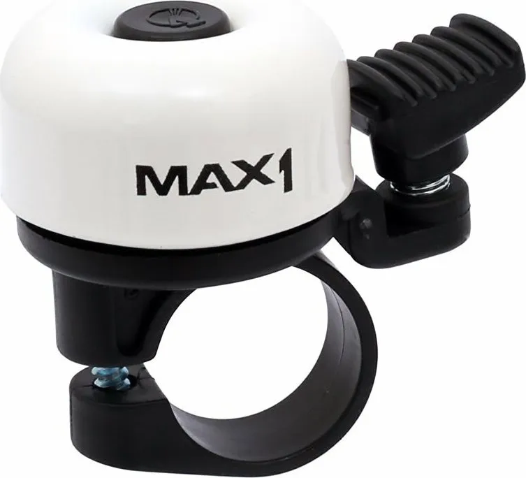 Šport a outdoor | Cyklistika | Cyklodoplnky | Zvončeky - MAX1 Mini zvonček, biely Šport a outdoor | Cyklistika | Cyklodoplnky | Zvončeky - MAX1 Mini zvonček, biely