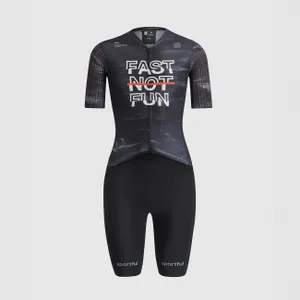 SPORTFUL Cyklistická kombinéza - FAST NOT FUN W - čierna SPORTFUL Cyklistická kombinéza - FAST NOT FUN W - čierna