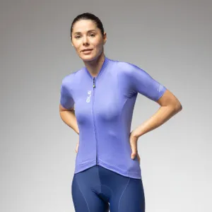 ALÉ Cyklistický dres s krátkym rukávom - PRAGMA COLOR BLOCK - modrá ALÉ Cyklistický dres s krátkym rukávom - PRAGMA COLOR BLOCK - modrá