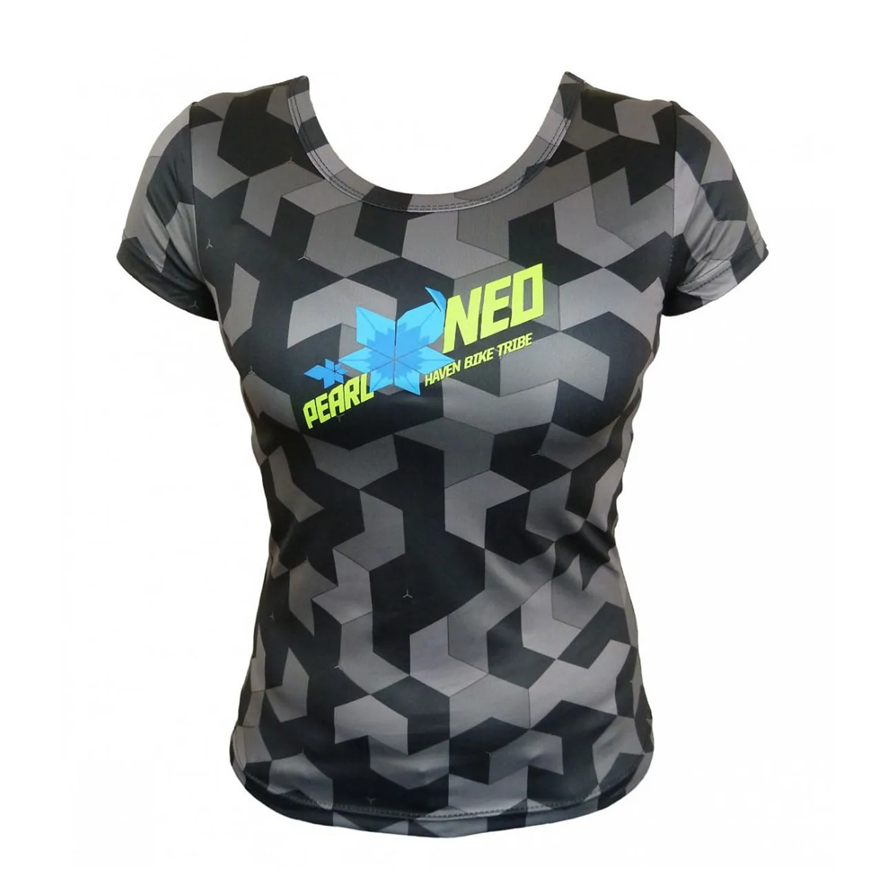 HAVEN Cyklistický dres s krátkym rukávom - PEARL NEO LADY MTB - čierna HAVEN Cyklistický dres s krátkym rukávom - PEARL NEO LADY MTB - čierna