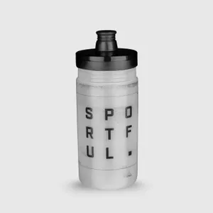 SPORTFUL Cyklistická fľaša na vodu - BOTTLE 550ML - transparentná/čierna SPORTFUL Cyklistická fľaša na vodu - BOTTLE 550ML - transparentná/čierna