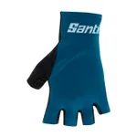 SANTINI Cyklistické rukavice krátkoprsté - ISTINTO - modrá SANTINI Cyklistické rukavice krátkoprsté - ISTINTO - modrá