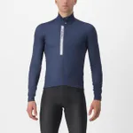 CASTELLI Cyklistický dres s dlhým rukávom zimný - ENTRATA THERMAL - modrá CASTELLI Cyklistický dres s dlhým rukávom zimný - ENTRATA THERMAL - modrá