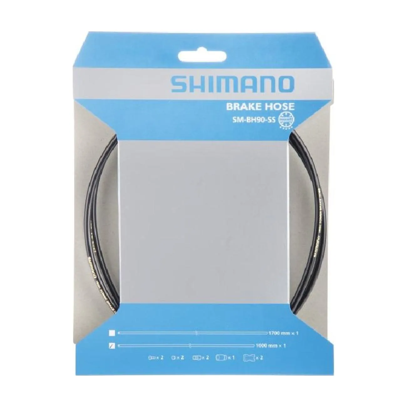 SHIMANO hadička pre hydraulickú brzdu - BH90 1000mm - čierna SHIMANO hadička pre hydraulickú brzdu - BH90 1000mm - čierna