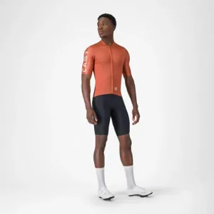 CASTELLI Cyklistický dres s krátkym rukávom - ENTRATA APEX - červená CASTELLI Cyklistický dres s krátkym rukávom - ENTRATA APEX - červená