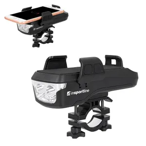 Držiak telefónu s powerbankou/svetlom/zvončekom inSPORTline Keporfun 4000mAh Držiak telefónu s powerbankou/svetlom/zvončekom inSPORTline Keporfun 4000mAh