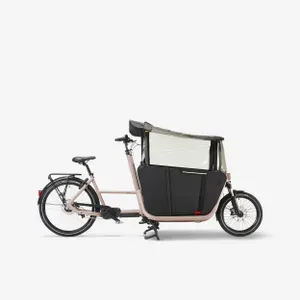 Nákladný bicykel - Nákladný elektrobicykel Family F900E sivohnedý Nákladný bicykel - Nákladný elektrobicykel Family F900E sivohnedý