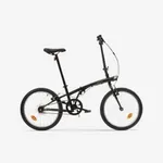 Skladací bicykel - Skladací bicykel OXYLANE 100 čierny Skladací bicykel - Skladací bicykel OXYLANE 100 čierny