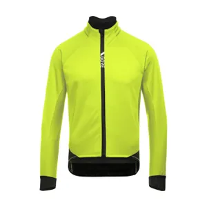 GORE Cyklistická vetruodolná bunda - C5 GTX I THERMO - žltá GORE Cyklistická vetruodolná bunda - C5 GTX I THERMO - žltá
