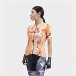 ALÉ Cyklistický dres s krátkym rukávom - PR-R AMAZZONIA LADY - bordová/červená/oranžová/biela/žltá ALÉ Cyklistický dres s krátkym rukávom - PR-R AMAZZONIA LADY - bordová/červená/oranžová/biela/žltá
