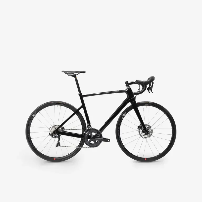 Cestný bicykel - Cestný bicykel EDR CF Ultegra kotúčové brzdy čierny Cestný bicykel - Cestný bicykel EDR CF Ultegra kotúčové brzdy čierny