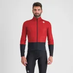 SPORTFUL Cyklistická vetruodolná bunda - TOTAL COMFORT - červená/čierna SPORTFUL Cyklistická vetruodolná bunda - TOTAL COMFORT - červená/čierna