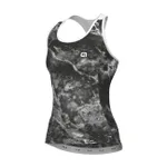 ALÉ Cyklistický dres bez rukávov - MARBLE PRAGMA - čierna/biela ALÉ Cyklistický dres bez rukávov - MARBLE PRAGMA - čierna/biela