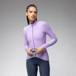 ALÉ Cyklistický dres s dlhým rukávom zimný - R-EV1 WARM RACE 2.0 LADY - fialová ALÉ Cyklistický dres s dlhým rukávom zimný - R-EV1 WARM RACE 2.0 LADY - fialová