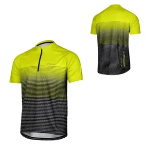 Pánsky cyklistický dres s krátkym rukávom Etape Freetime 2.0 limetka/čierna - XXL Pánsky cyklistický dres s krátkym rukávom Etape Freetime 2.0 limetka/čierna - XXL