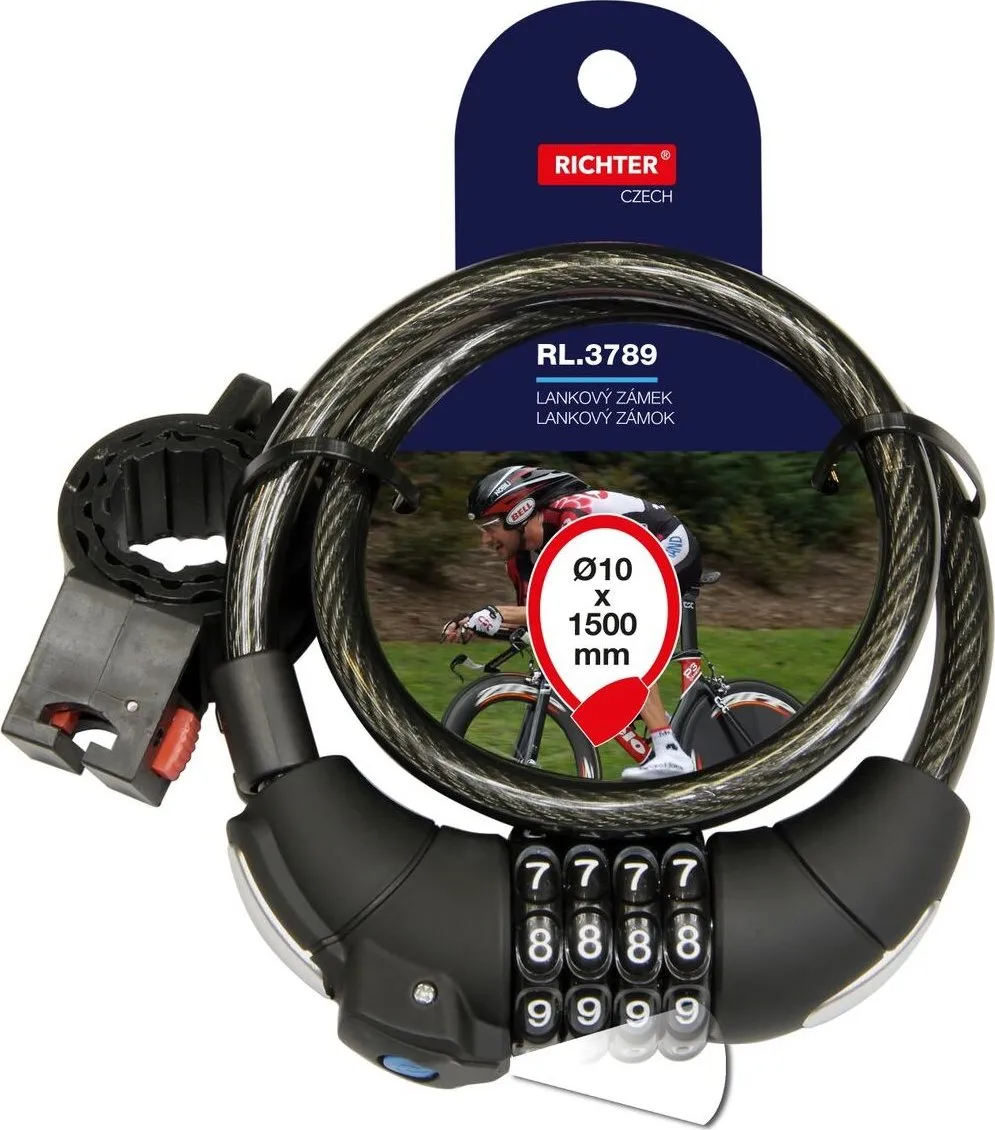 Šport a outdoor | Cyklistika | Cyklodoplnky | Zámky - Richter Czech RL.3789.10×1500.CRN Šport a outdoor | Cyklistika | Cyklodoplnky | Zámky - Richter Czech RL.3789.10×1500.CRN