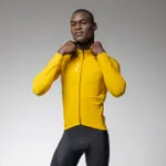 ALÉ Cyklistický dres s dlhým rukávom zimný - PRAGMA FONDO 3.0 - žltá ALÉ Cyklistický dres s dlhým rukávom zimný - PRAGMA FONDO 3.0 - žltá