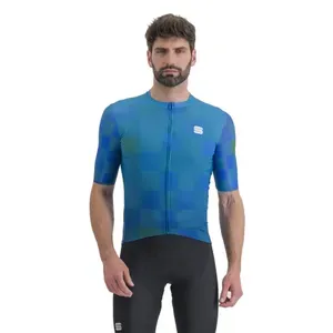 Pánsky cyklistický dres s krátkym rukávom SPORTFUL Rocket jersey, berry blue blue radiance Pánsky cyklistický dres s krátkym rukávom SPORTFUL Rocket jersey, berry blue blue radiance