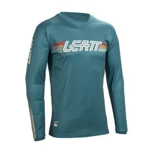 LEATT Cyklistický dres s dlhým rukávom letný - MTB ENDURO 4.0 - modrá LEATT Cyklistický dres s dlhým rukávom letný - MTB ENDURO 4.0 - modrá