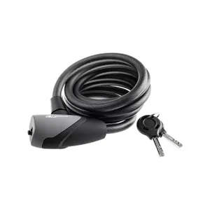 LONGUS zámok na bicykel - SMUR 10/1800mm - čierna LONGUS zámok na bicykel - SMUR 10/1800mm - čierna