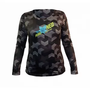 HAVEN Cyklistický dres s dlhým rukávom letný - PEARL NEO LONG LADY - čierna HAVEN Cyklistický dres s dlhým rukávom letný - PEARL NEO LONG LADY - čierna