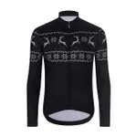 HOLOKOLO Cyklistický dres s dlhým rukávom zimný - FROSTTRAIL WINTER - čierna HOLOKOLO Cyklistický dres s dlhým rukávom zimný - FROSTTRAIL WINTER - čierna