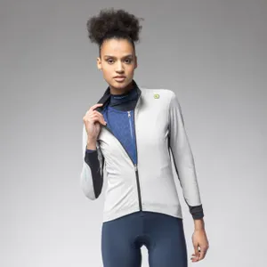 ALÉ Cyklistická vetruodolná bunda - KLIMATIK K-DOUBLE - biela ALÉ Cyklistická vetruodolná bunda - KLIMATIK K-DOUBLE - biela