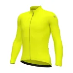 ALÉ Cyklistický dres s dlhým rukávom zimný - PRAGMA FONDO 3.0 - žltá ALÉ Cyklistický dres s dlhým rukávom zimný - PRAGMA FONDO 3.0 - žltá