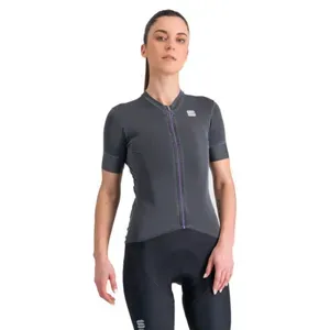 Dámsky cyklistický dres s krátkym rukávom SPORTFUL Monocrom w jersey, anthracite Dámsky cyklistický dres s krátkym rukávom SPORTFUL Monocrom w jersey, anthracite