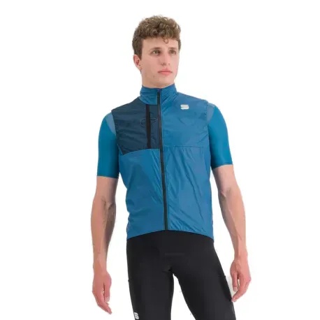 Pánska cyklistická vesta SPORTFUL Supergiara layer vest, berry blue Pánska cyklistická vesta SPORTFUL Supergiara layer vest, berry blue