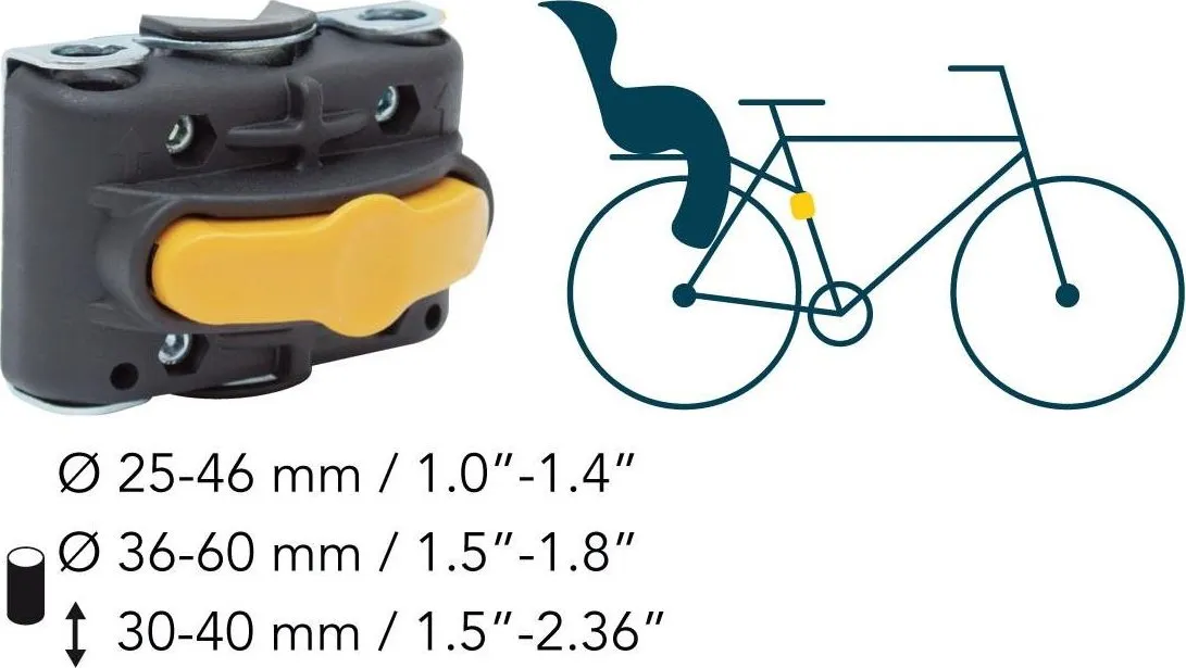 Šport a outdoor | Cyklistika | Detské sedačky | Príslušenstvo - Upevňovací systém k sedačkám na bicykel, Multifix Šport a outdoor | Cyklistika | Detské sedačky | Príslušenstvo - Upevňovací systém k sedačkám na bicykel, Multifix