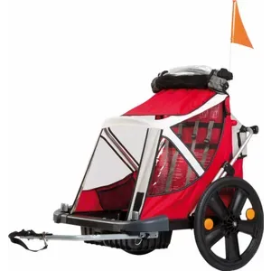 Šport a outdoor | Cyklistika | Cyklodoplnky | Vozíky za bicykel - Bellelli B-TRAVEL, červený Šport a outdoor | Cyklistika | Cyklodoplnky | Vozíky za bicykel - Bellelli B-TRAVEL, červený