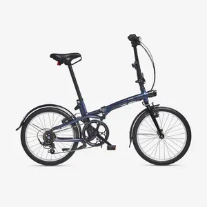 Skladací bicykel - Skladací bicykel Fold 500 tmavomodrý Skladací bicykel - Skladací bicykel Fold 500 tmavomodrý