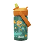 CAMELBAK Cyklistická fľaša na vodu - THRIVE FLIP STRAW KIDS 0,4l - zelená/oranžová CAMELBAK Cyklistická fľaša na vodu - THRIVE FLIP STRAW KIDS 0,4l - zelená/oranžová